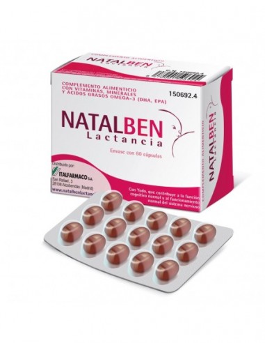 NATALBEN LACTANCIA 60 CAPS