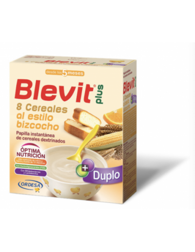 BLEVIT PLUS DUPLO 8 CEREALES BIZCOCHO...