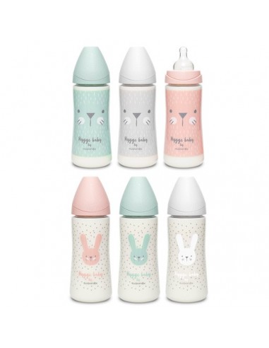 BIBERON PP BOCA ANCHA T SILICONA...