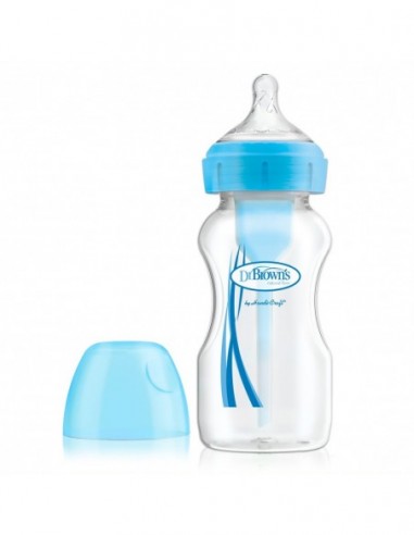 DR BROWNS BIB BOC ANC 270ML BLAU