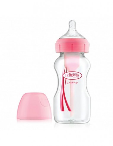 DR BROWNS BIB BOC ANC 270ML ROSA