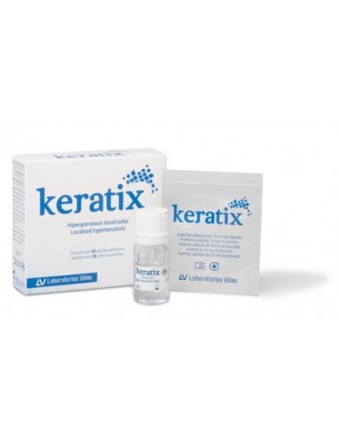 KERATIX PINCEL 3GR+36 PARCHES ADHESIVOS