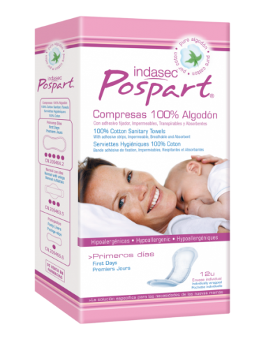 COMPRESAS TOCOLOGICAS INDASEC POSPART...