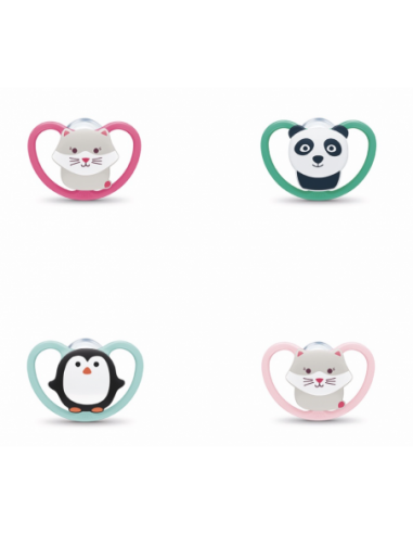 CHUPETE SILICONA NUK SPACE 6-18 M 1 U